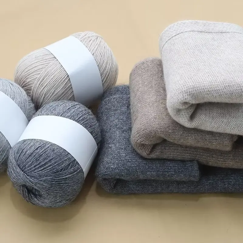 125m/50g 90% Cashmere Wool Yarn Hand-knitted Machine-woven Wool Scarf Sweater Hand-knitting Companion Item Skin-friendly Yarn