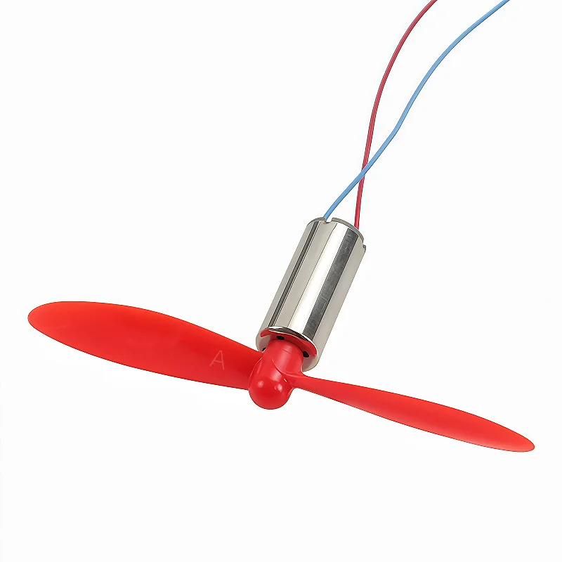 4 X DIY DC 3.7V 50000RPM 716 Hollow Cup Coreless High-speed Motor with 4 X 55MM Propeller CW CCW for DIY Micro FPV Quadcopter