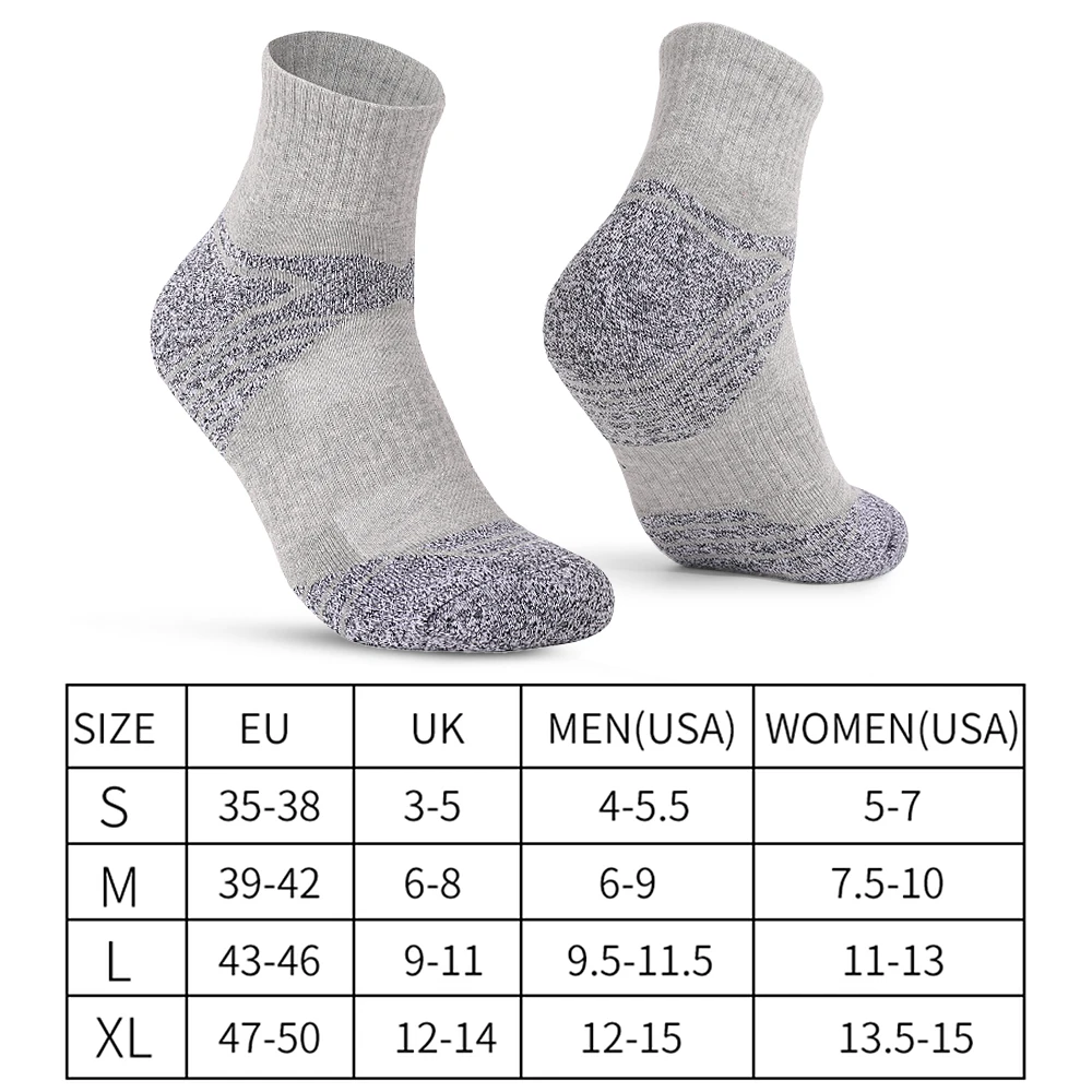 Men 3 Pairs Athletic Cotton Socks Outdoor Sports Casual Crew Socks for Hiking Trekking Walking athletic cotton socks