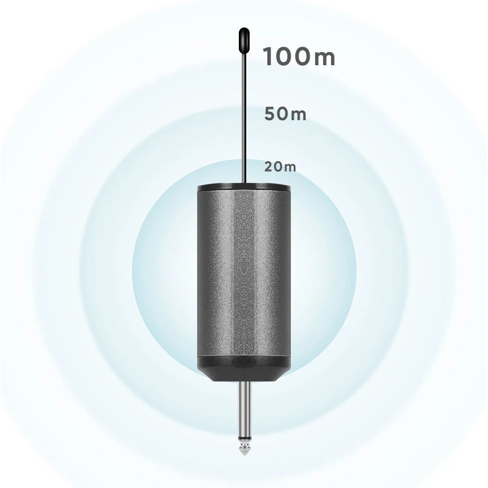 

B63B-2X UHF Portable Wireless Headset/ Lavalier Lapel Microphone With Bodypack Transmitter And Receiver 1/4 Inch Output