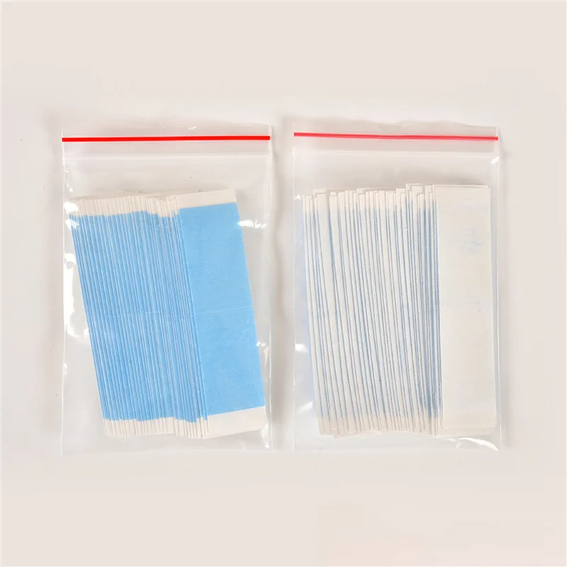 

360Pc/Lot Strong Wig Double Tape Strips Fixed Hair System Adhesive Waterproof Sweat Extension Lace Wig Wig Film Adhesive