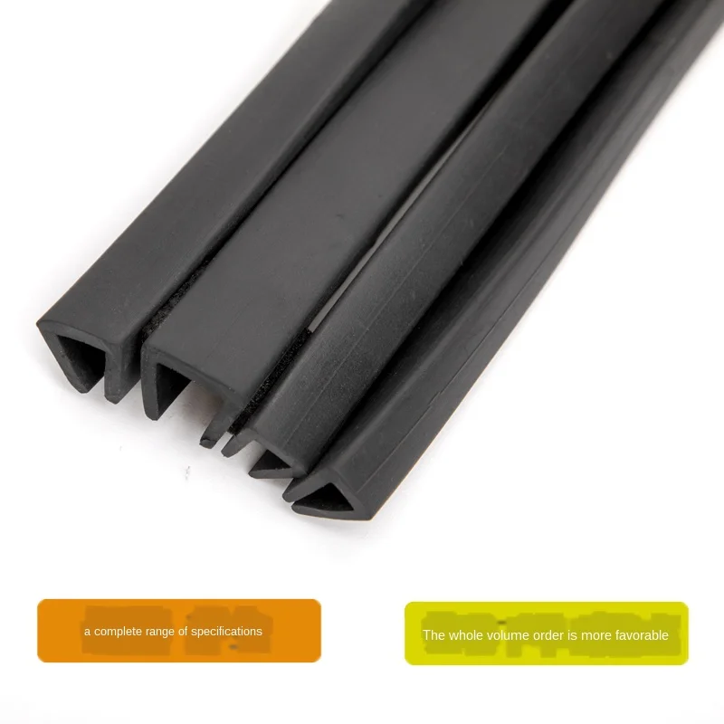 1 meter Rubber Trim U-Shaped Rubber Rubber Bumper Strip Slot Rubber Plate ka tiao Glass Molding Sealing Strip