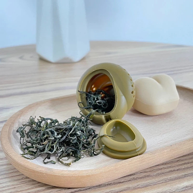 Infuseur à thé en silicone Forme d'animal mignon Filtre à thé flexible en silicone Filtre à thé