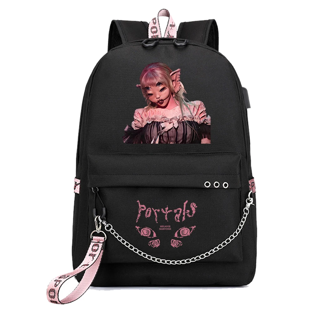 2024 Melanie Martinez Tour Backpack Music Fans Women Girls Fashion Travel Adjustable Shoulder Backpacks