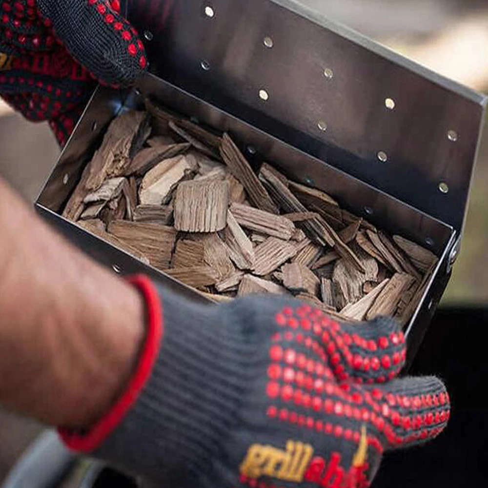 Ящик для курильщика для барбек – обзор и цена Smoker Box Wood Chip
