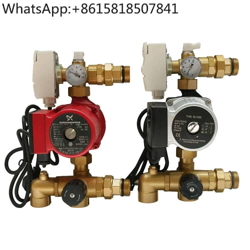 Floor heating mixing center Manual mixing center Connect diversity water catchment to speed up circulation temperature control