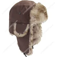 ASWER Trapper Warm Russian Trooper Hat Winter Skiing Cap Women Men Windproof