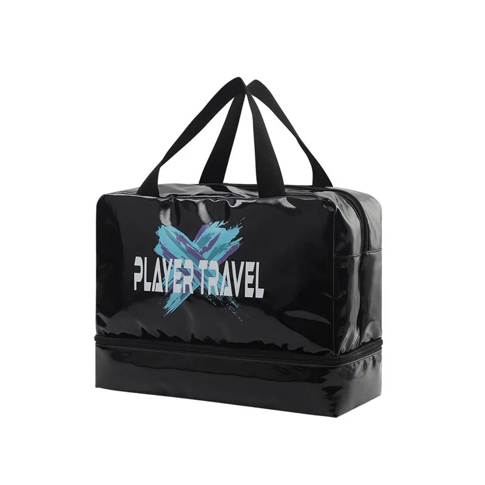 

Водонепроницаемая спортивная сумка большой емкости с карманом для обуви, сумка для фитнеса и тренировок, портативная сумка для бассейна с отделением для сухого и влажного воздуха