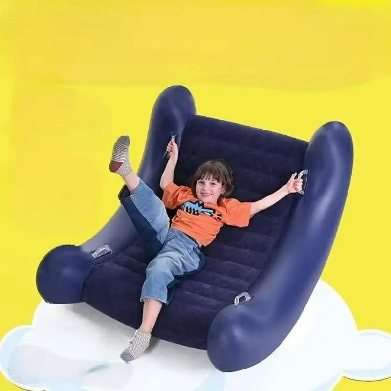 Children's inflatable sofa rocking chair, air cloud rocking chair, sensory chair for children with autism and ADHD