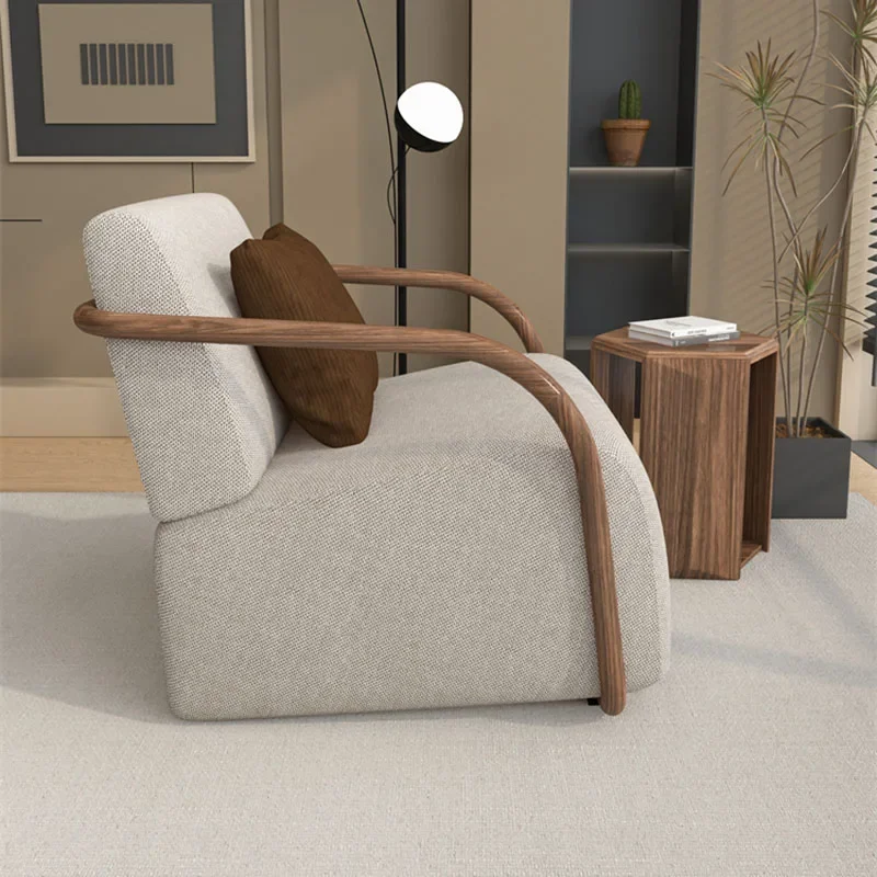 Fluffy Arm Living Room Chair Back Support Ergonomic Floor Lounge Sofa Chair Bedroom Nordic Poltrone Da Salotto Room Decor