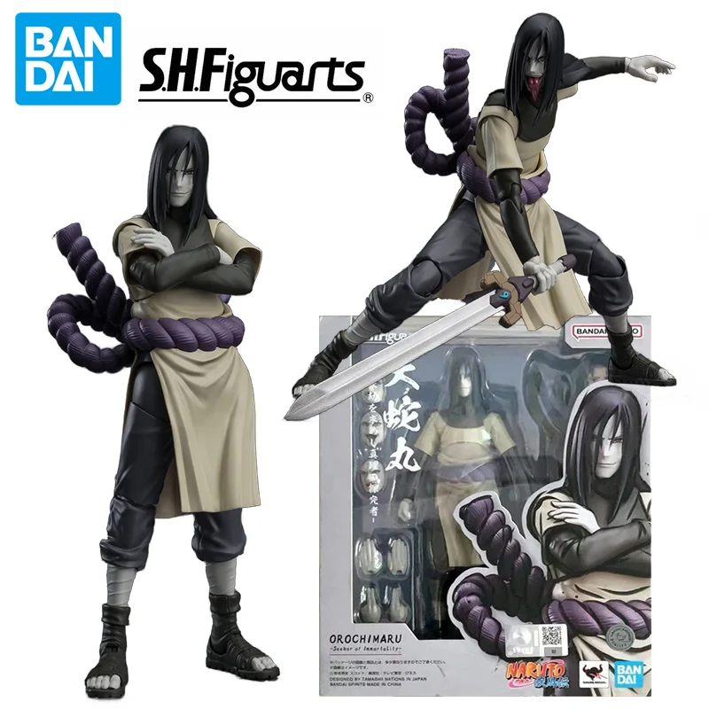 

Bandai S.h.figuarts Orochimaru Naruto: Shippuden 16Cm Anime Orginal Action Figure Model Children's Toys Birthday Gift Collection