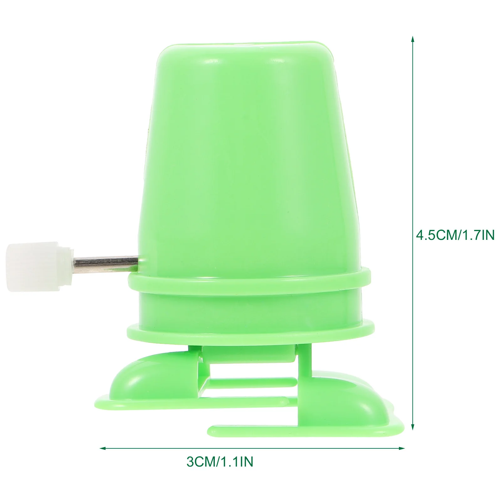 

6Pcs Colored Plastic Windup Movements for DIY Clay Craft Clockwork Parts Replacement Small Movement Accessories