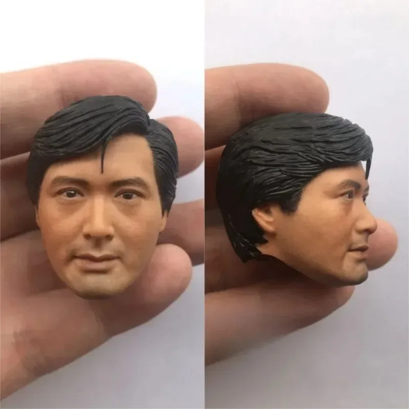 

Chow Yun Fat Head Played 1/6 Scale Gangland Boss Chinese Star Head Sculpt for 12in Phicen Tbleague Body Doll