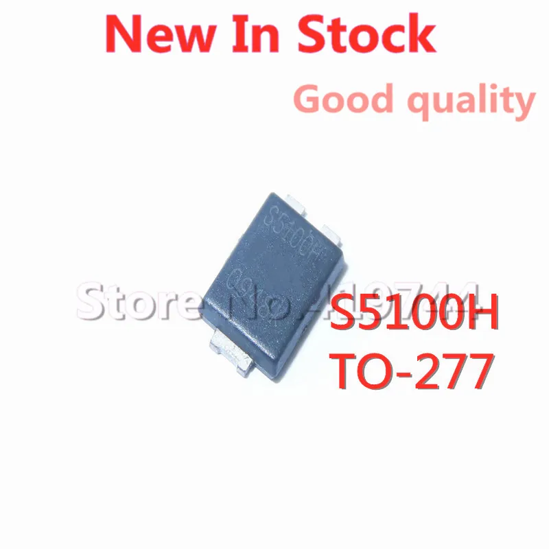 

10PCS/LOT S5100H PDS5100H-13 PDS5100H TO-277 5A 100V Schottky diode In Stock New Original