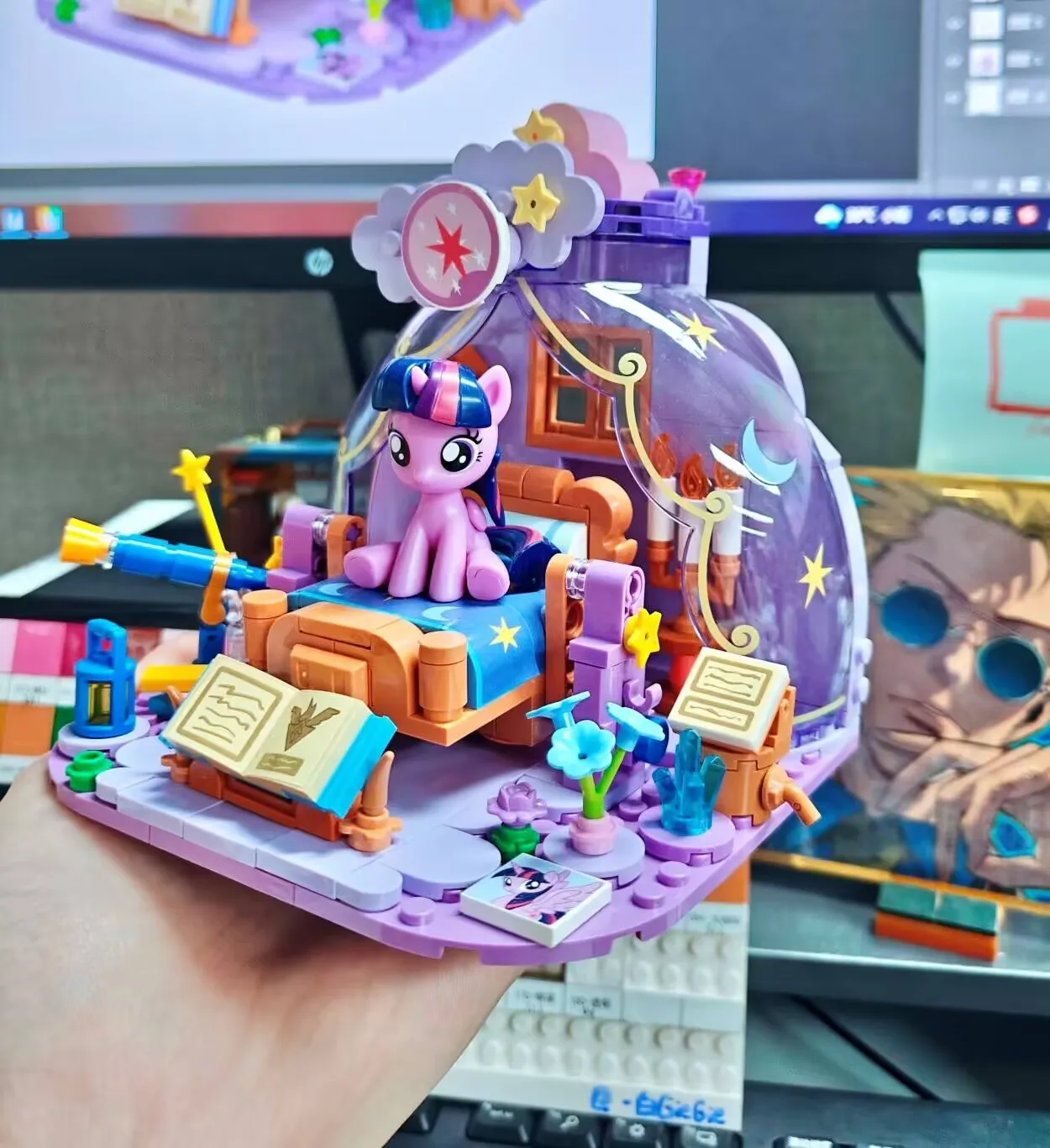 Mainan Blok Bangunan Seri Impian My Little Pony 2025 Terbaru, Blok Bangunan Partikel Kecil Edukatif untuk Anak-Anak