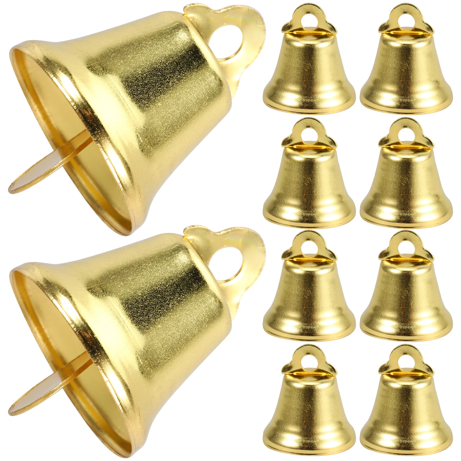 

20 Pcs Bronze 22mm Hand Shaking Bell DIY Pendant Craft Hanging Ornament Bells Metal Cow Sheep Bell Charm Christmas