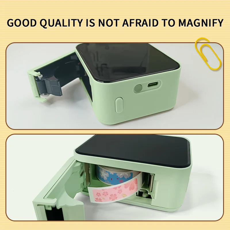 

Lenovo Mini Thermal Printer Without Ink Self-Adhesive Label Maker Printer Labeller Labeling Machine Portable For Travel