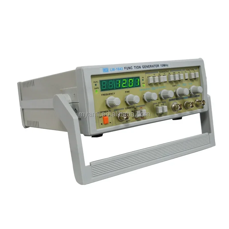 LW-1643 low frequency generator Function Signal Generator 0.1Hz to 10MHz Frequency Meter Arbitrary Waveform Signal Generator