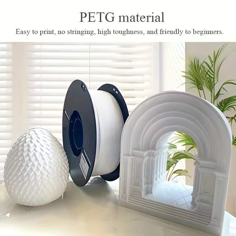 

1kg/ set PETG printing material, white 3D structure advertising material, neat line and durable