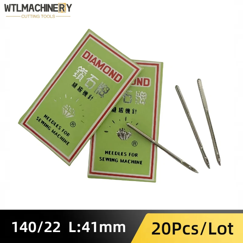 20Pcs Muller Martini Straight Needle L:41mm Model 140/22 Bookbinding Sewing Machine Needle