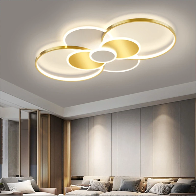 Luxury Living Room Ceiling Lamp Modern Bedroom Restaurant Intelligent LED Chandelier Originality Indoor Decorate Luminaires