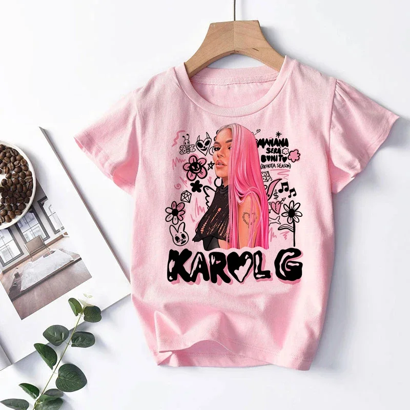 Abbigliamento Kid T Shirt Manana Sera Bonito Karol G Bichot bambini T-Shirt abbigliamento per bambini Tshirt top Tee ragazzi ragazze Tee Baby Tops