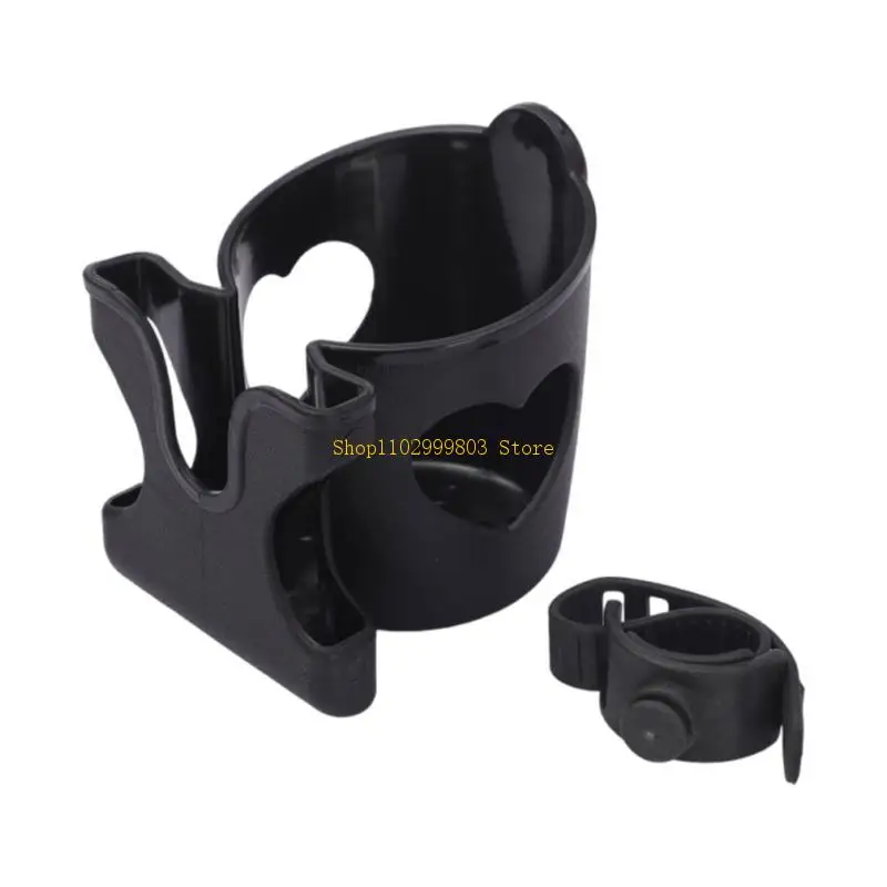 

Secure Baby Strollers Cup Holder Phone Mount with 360 Degree Rotation Feature J0MF