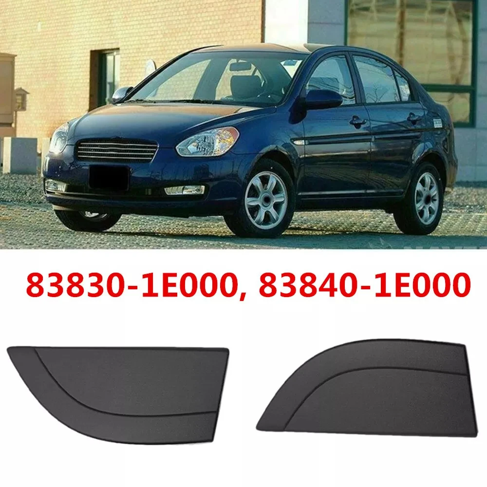 

​2pcs Rear Door Delta Molding Left Right 838301E000 838401E000 for Hyundai Accent 2006‑2010