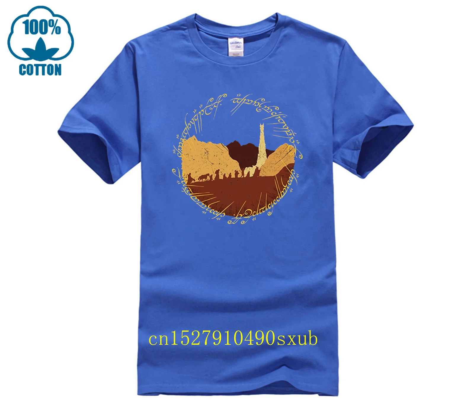 Funny t shirts RING FELLOWSHIP T-SHIRT Lord of Moria Minas the Rings Frodo Sauron Gandalf Aragon