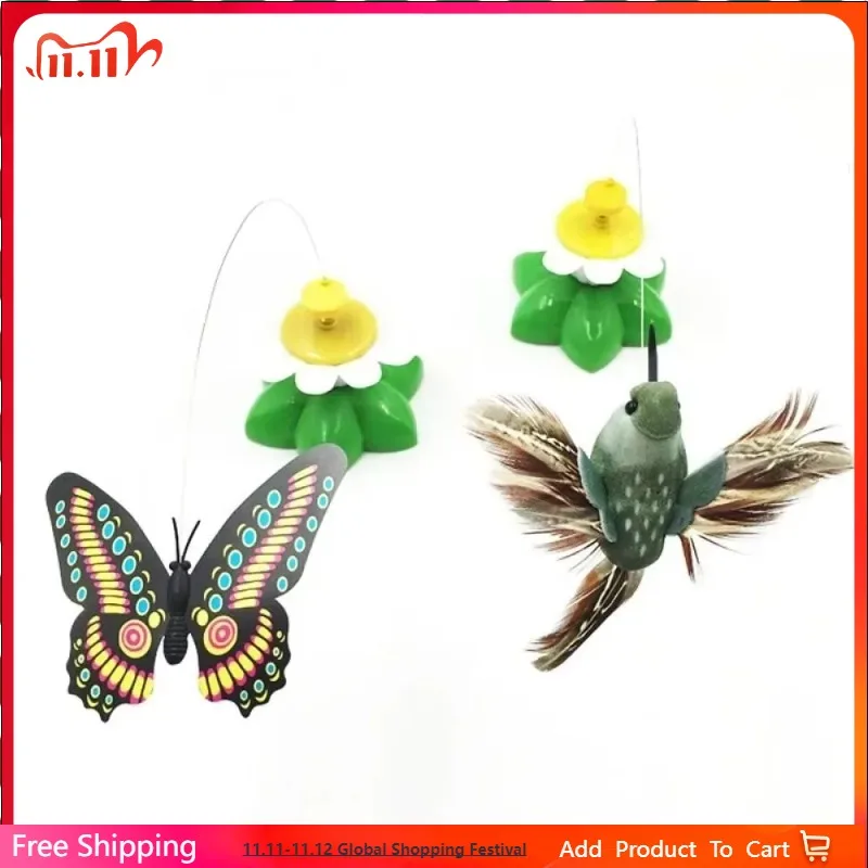 

Electric Intelligent Interactive Cat Toy, Rolling Ball with Automatic Rotate, Mouse Tail Teaser, Silicone Kitten Playtime