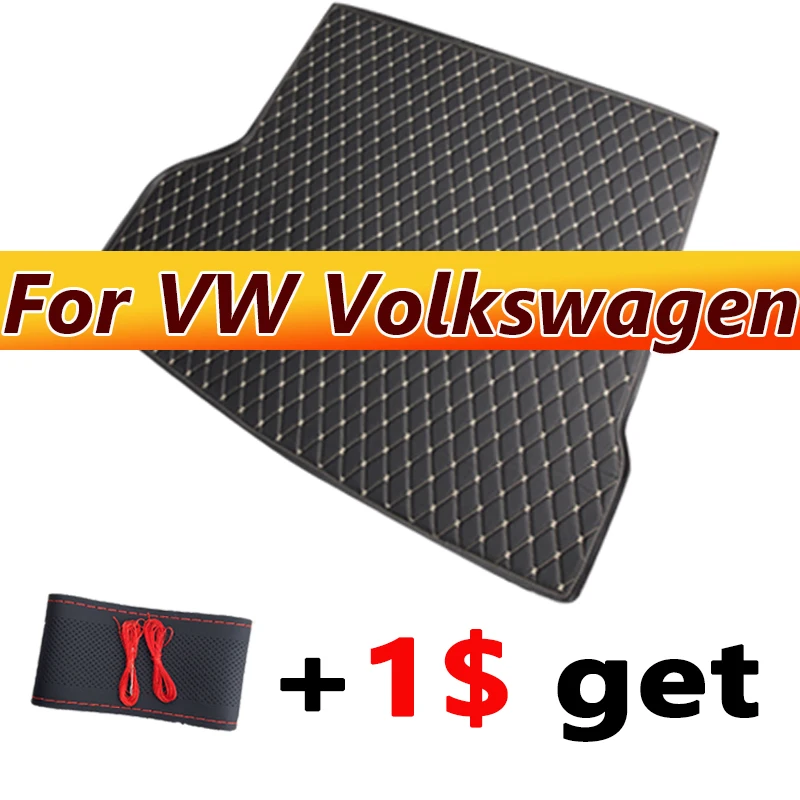 Car Mats For VW Volkswagen ID.4 Crozz 2020 2021 2022 2023 Leather Mat Car Trunk Mat Organizador Maletero Coche Car Accessories