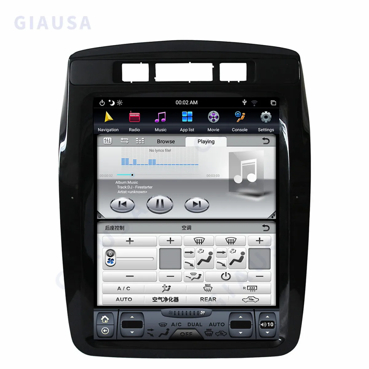 

10.4" 128GB Car Android 13 Screen For VW Touareg 2010-2017 Tesla Radio Multimedia Stereo Video Player GPS Navi Head Unit Carplay