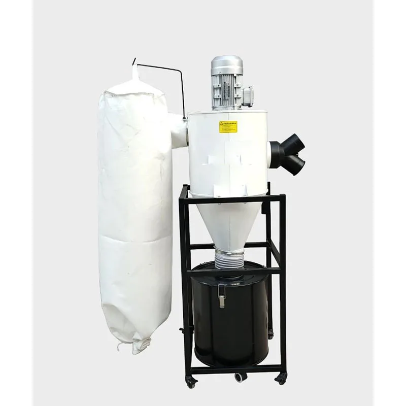 750W-2.2KW Industrial Mobile Bag Filter Dust Collector Engraving Machine Cyclone Vacuum Cleaner