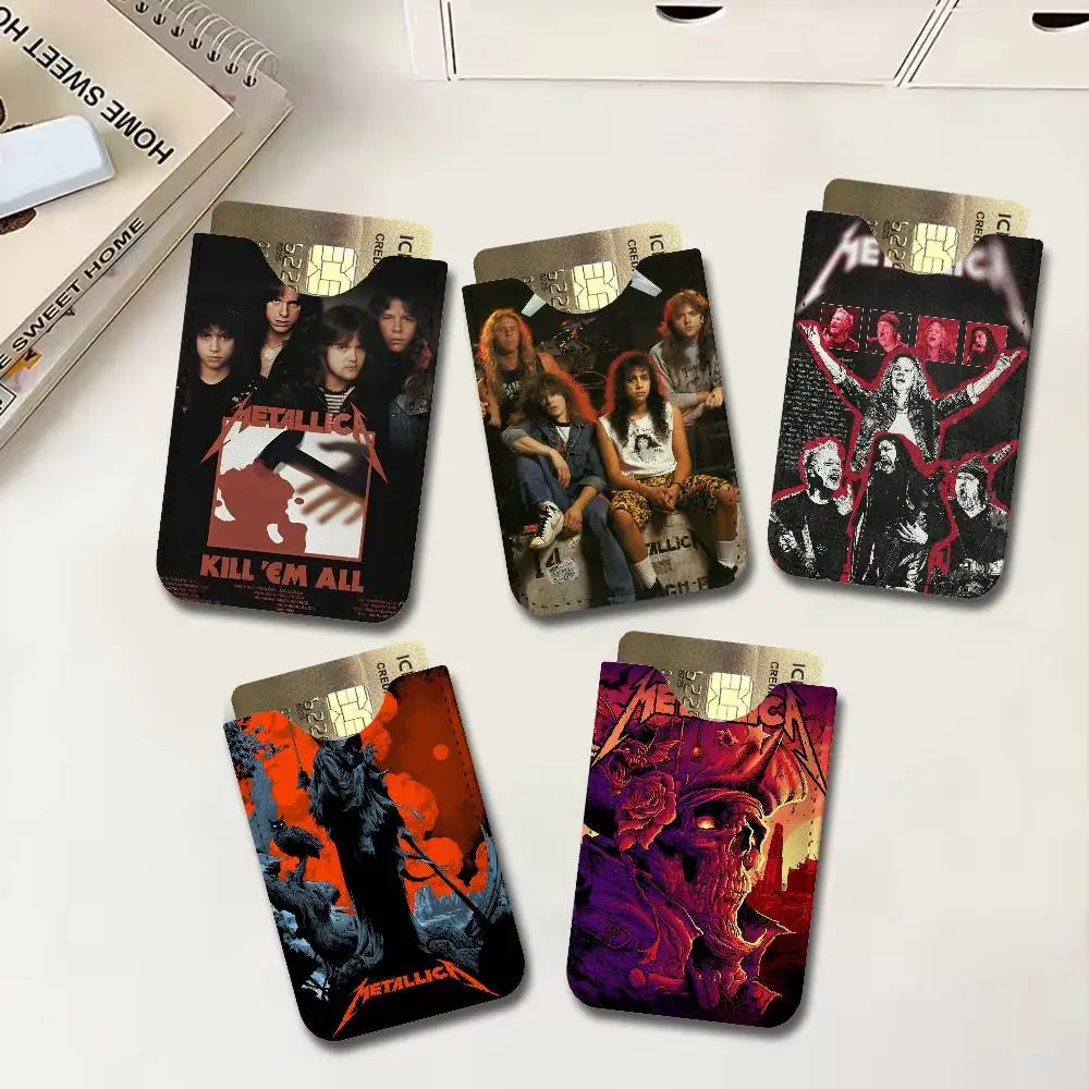 M-METALLICA Classics Band Classic Movie Card Protect Credit Bank Card Holder Case Slim Wallet Protector for Men Travel Shopping