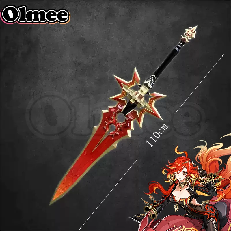 【Wetrose】In Stock A Thousand Blazing Suns Sword Blade Cosplay Props Stuff Model Mavuika Weapon Genshin Impact Halloween Xmas