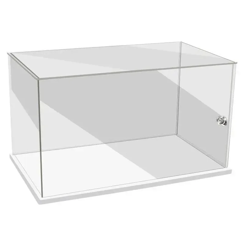 Transparent Display Box Can Open The Door,Building Block Toy Doll Storage,Car Racing Model,Dedicated Dust Cover Storage Cabinet