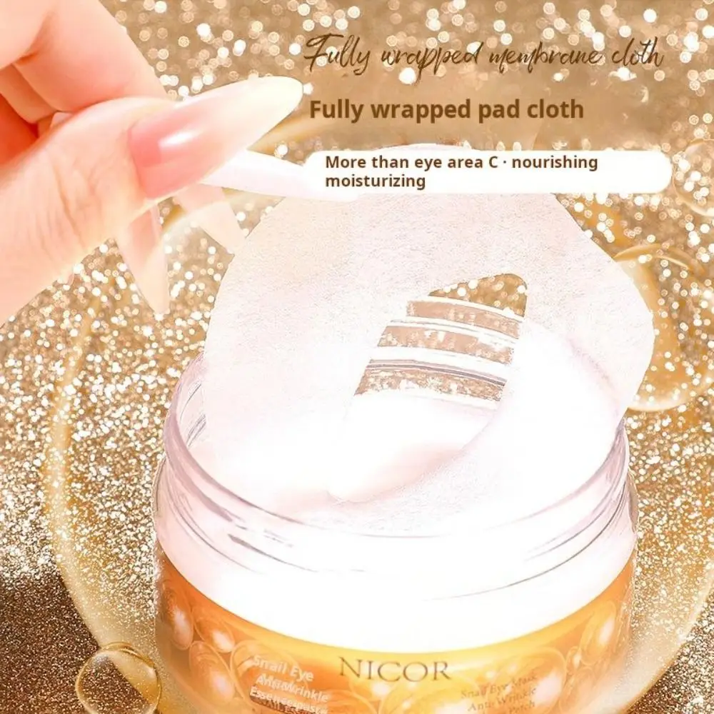40pcs New Moisturizing Snail Eye Mask Firming Anti Dark Circles Eye Patches Reduce Fine Lines Eyes Masks Eyes Skin Care Products