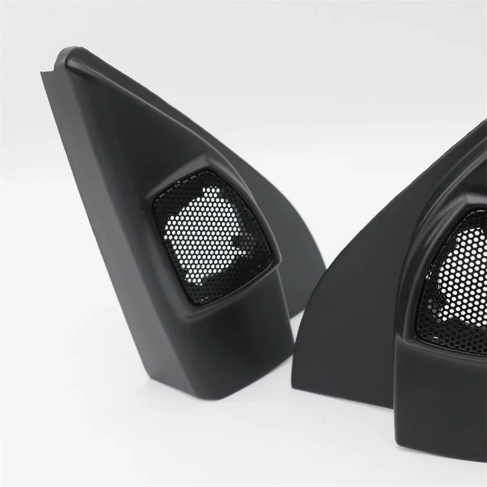 2PCS Car Accessories Tweeter Refitting Audio Door Angle Gum Speaker Box Mounts Cover for Nissan March 2010-2018