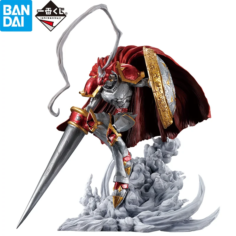 In Stock Bandai Ichiban Kuji Digimon Series Kongou Shizou Dukemon Figure B Prize Anime Figure Action Model Collectible Toys Gift