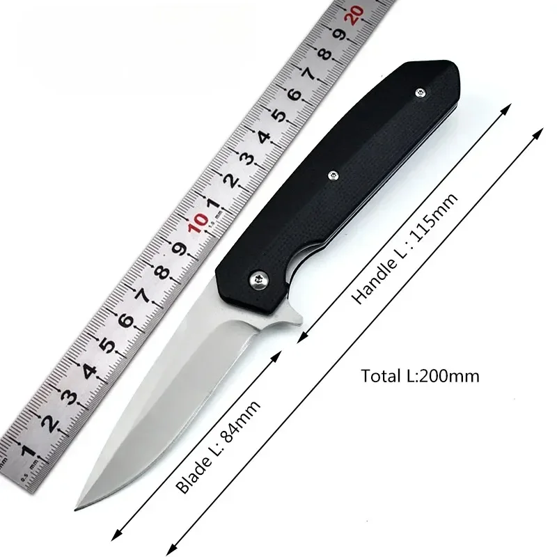 Outdoor knife Folding knife Multi-purpose camping folding knife, high hardness sharp survival knife, creative portable fruit kni