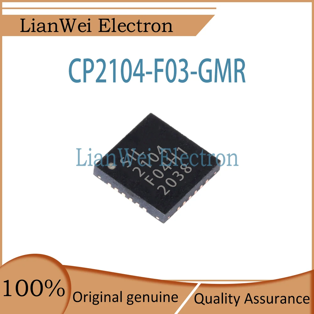 

(10 Piece)100% New CP2104 CP2104-F03-GMR 2104 IC Chipset QFN-24