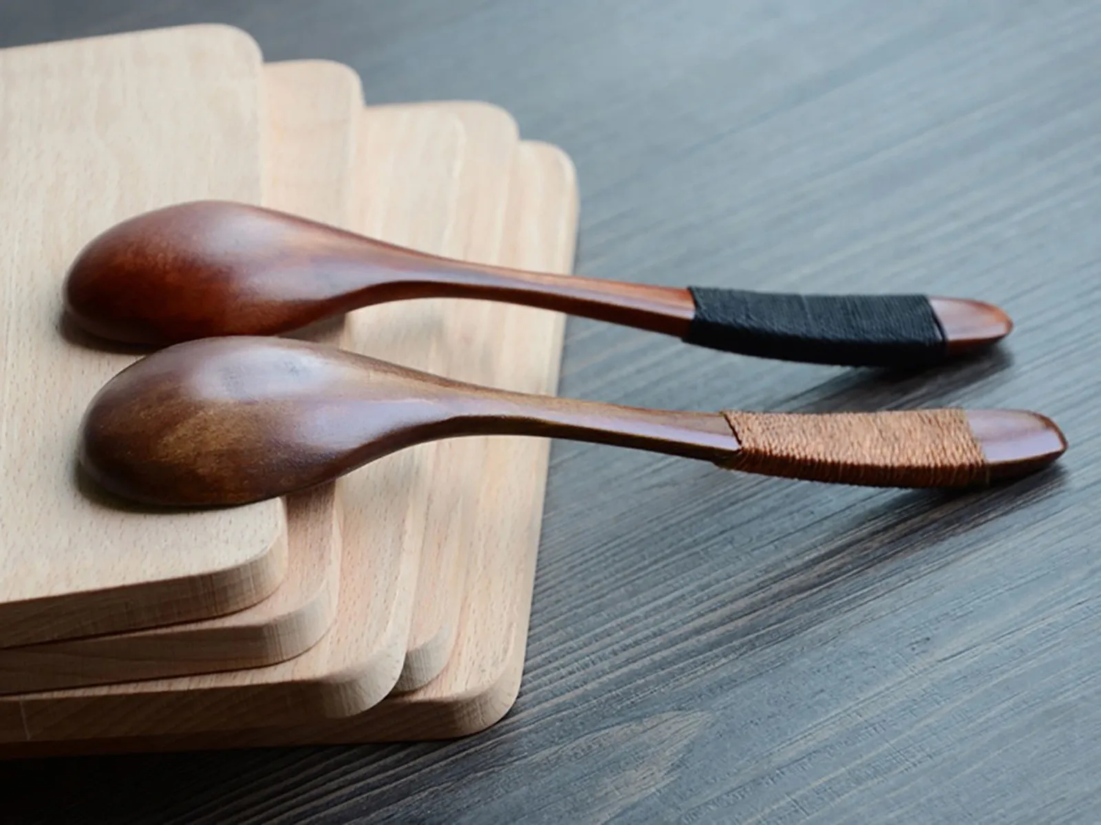 Kreative Natürliche Holz Löffel Bambus Küche Kochen Catering Suppe Tee Honig Kaffee Utensilien Werkzeug Suppe Tee Löffel Geschirr