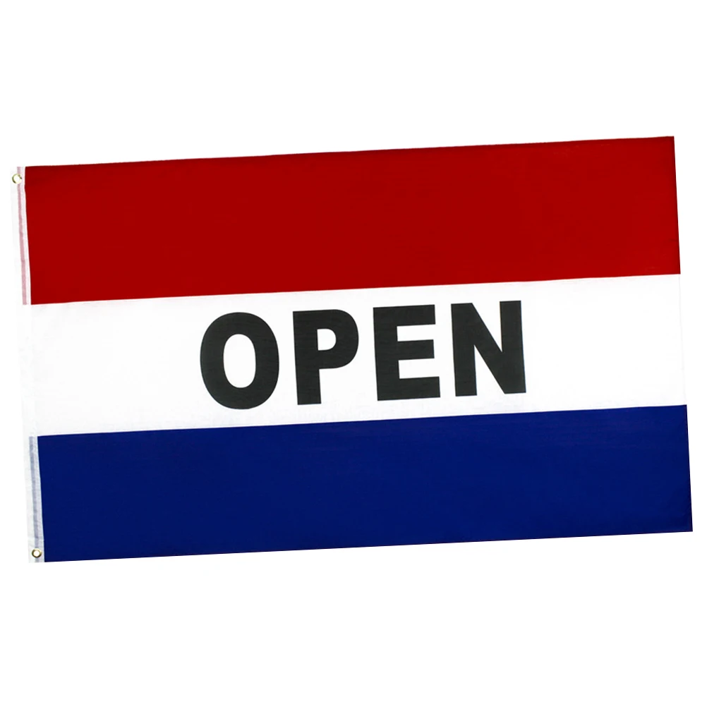 

open flag open banner business open flag flag business welcome flag