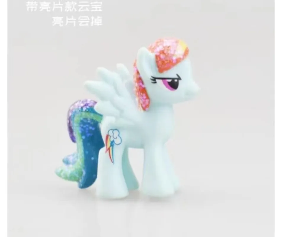 ของเล่นโมเดลจิ๋วใสจากซีรีส์มายลิตเติ้ลพอนี่ของแท้จาก Hasbro ขนาด 4.5 ซม. ตัวละครอื่นๆ จากซีรีส์มายลิตเติลพอนี่ดั้งเดิม