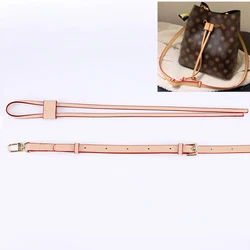 Customized Leather Bag Strap Drawstring Crossbody Bag Accessories Belt Shoulder Straps for Bucket Bag Women Handbag Handles