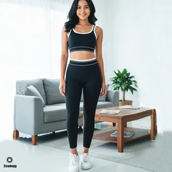 Nylon Frauen Yoga Set 2 Stück Gym Scrunch Trainings hose weiblich Push-up-BH hohe Taille Leggings Fitness Sport tragen aktive Anzüge