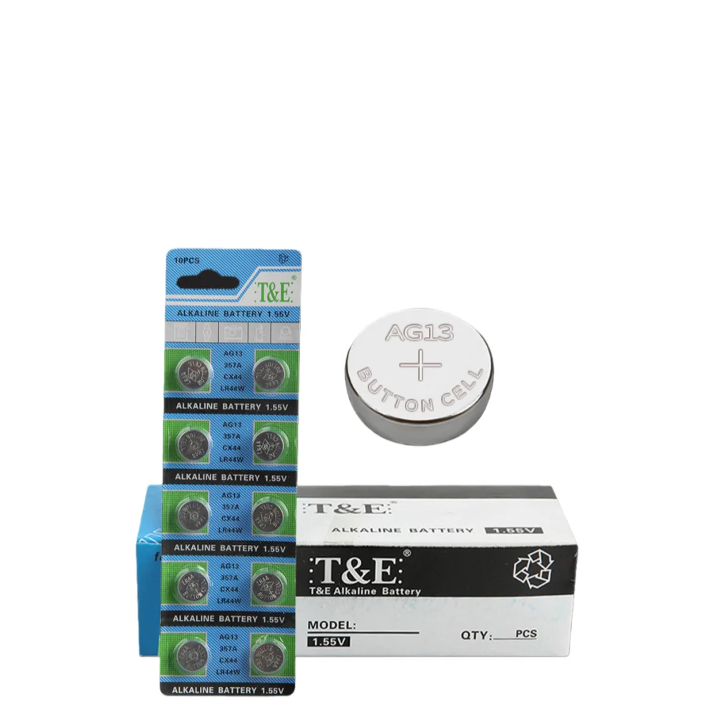 

A+ Quality AG13 Battery A76 LR44 357 SR1154 SR44 LR 44 1.5V Alkaline Batteries for Watch Calculator Toy Button Coin Cell