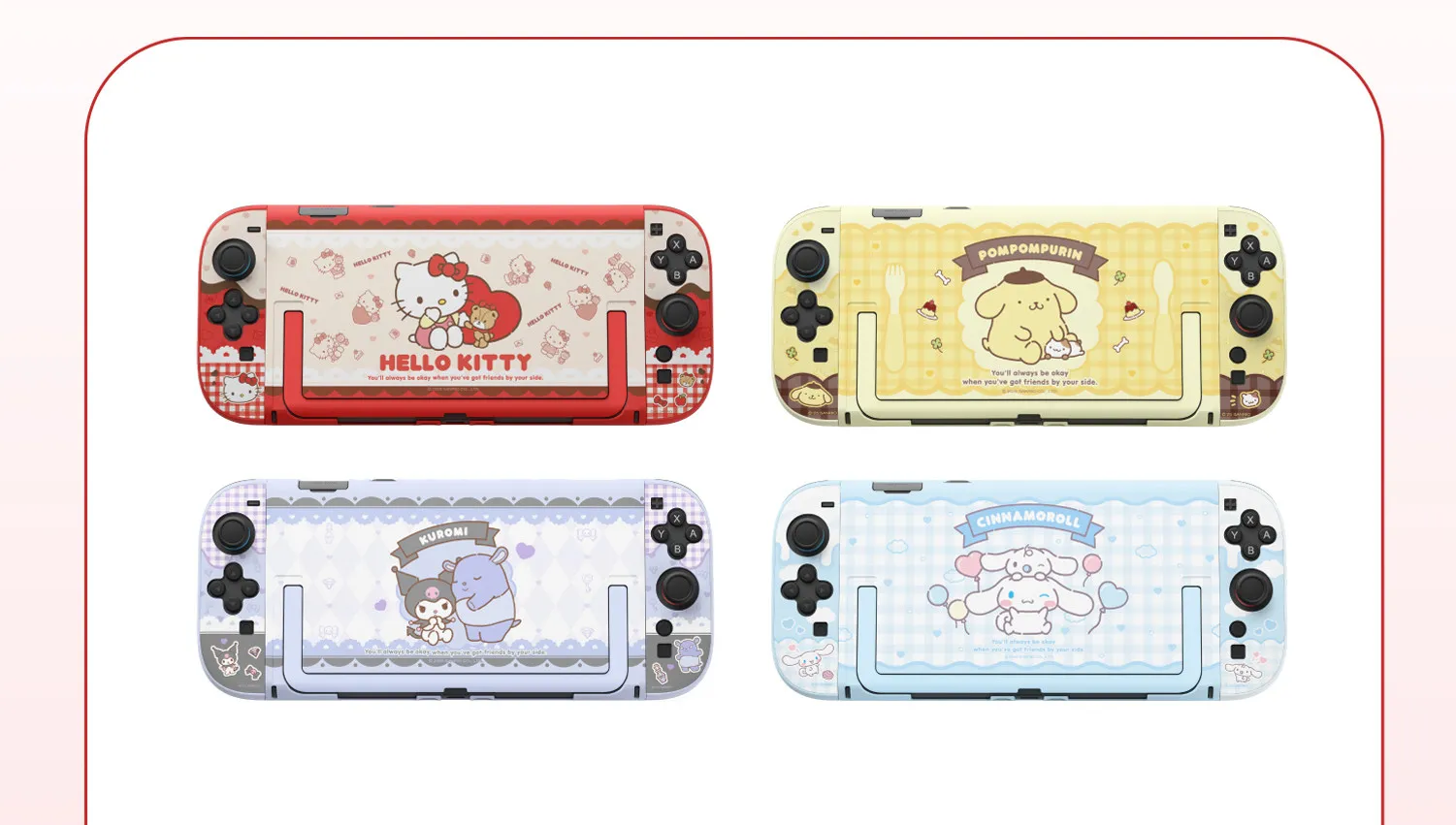 Sanrio For Switch 2 Dockable Protective Case Sanrio Themed Hello Kitty Cinnamoroll Pom Pom Purin Kuromi Joy Con Covers - view 6
