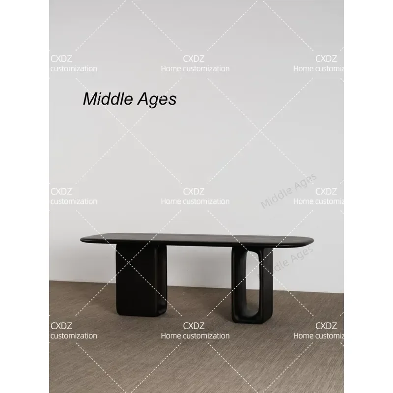 Modern Minimalist Solid Wood Dining Table Light Luxury Style for Home Living Room Hotel Restaurant Creative Furniture