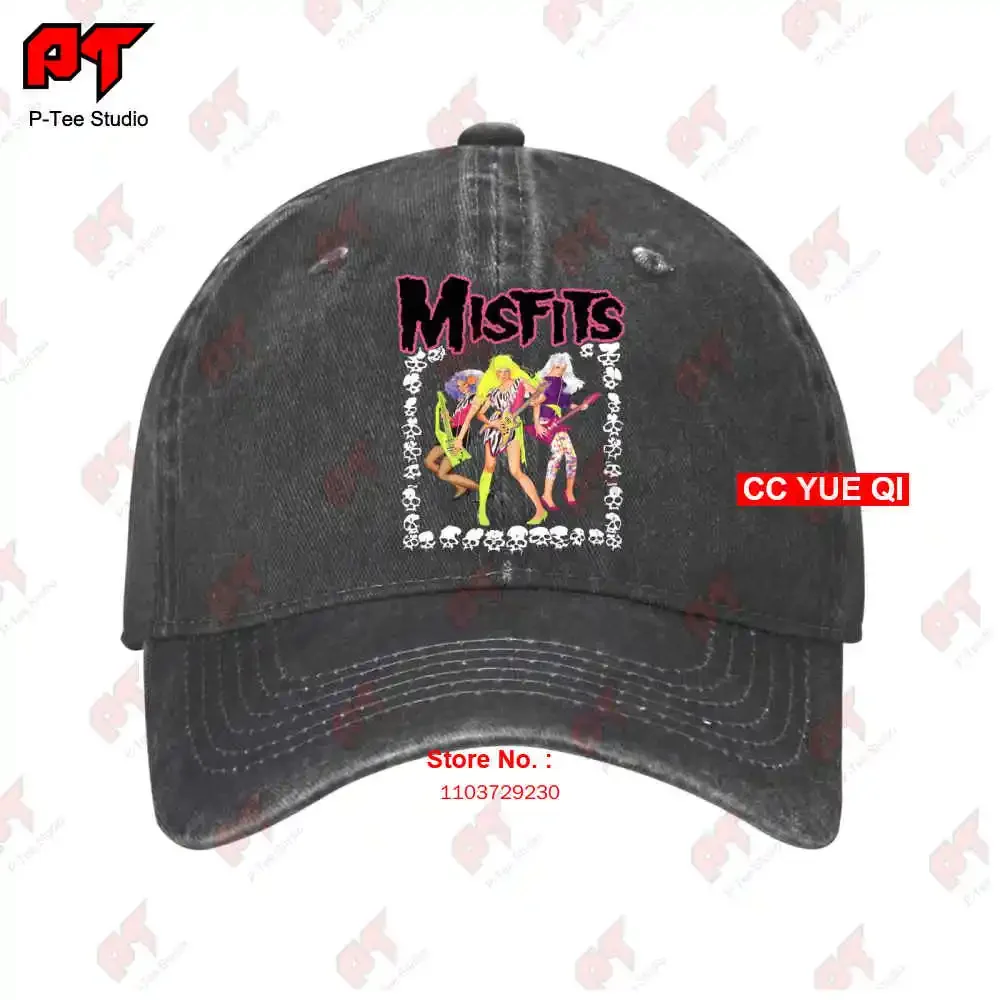 The Misfits Jem And Holograms Mashup Glenn Danzig Samhain 1980S Rare Baseball Caps Truck Cap Q877